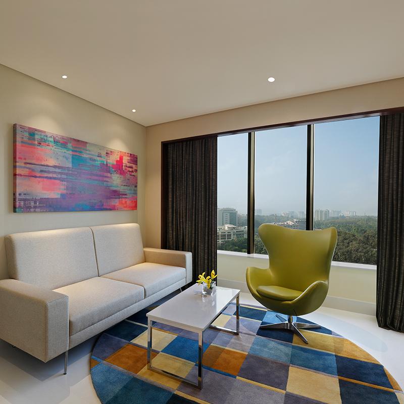Novotel Kochi Infopark Exterior foto A living room