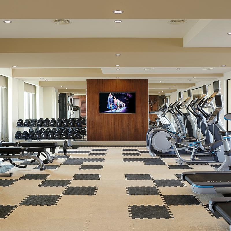 Novotel Kochi Infopark Exterior foto The gym at the hotel